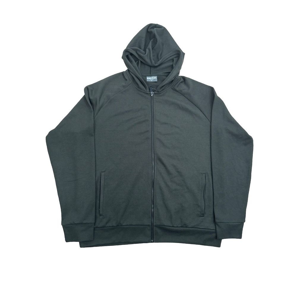 32 Degree Heat Jacket W/ Hoodie - Men - Green - Size XL